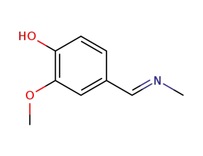 2-Methoxy-4-(methylimino-methyl)-phenol