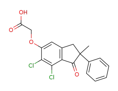 (+/-)-Indacrinone